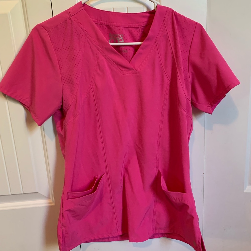 Pink Barco One Scrub Top 💕